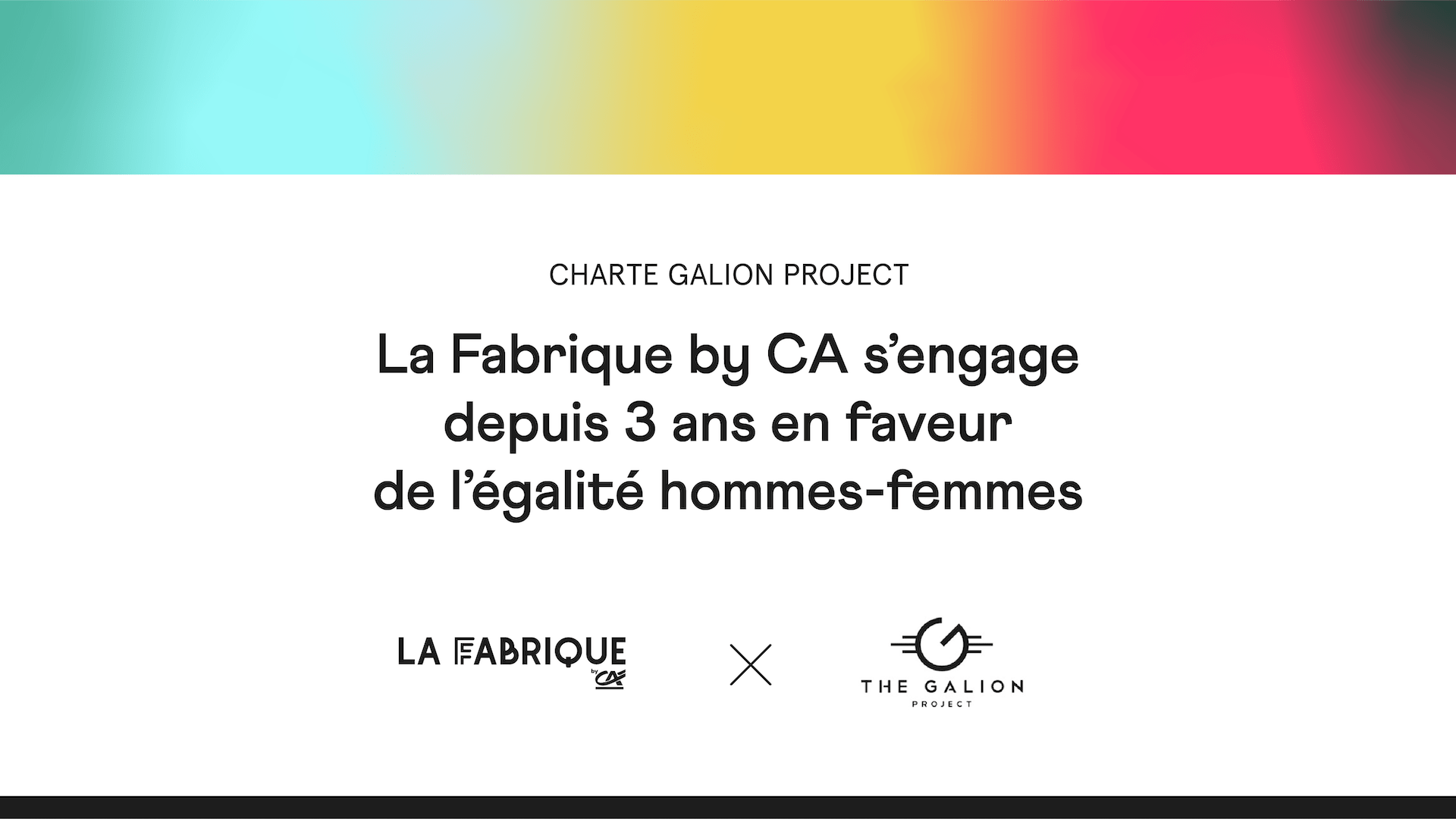 La Fabrique by CA s’engage depuis 3 ans en faveur de l’égalité hommes-femmes